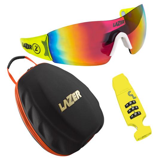 Lazer Accessories Bundle With Glasses, Helmet Pod And Helmet Lock