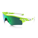 Oakley Radarlock Retina Burn Fingerprint Sunglasses Jade Iridium Lens