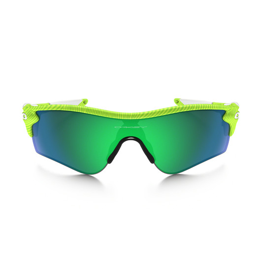 Oakley Radarlock Retina Burn Fingerprint Sunglasses Jade Iridium Lens