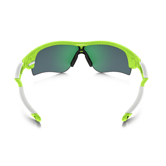 Oakley Radarlock Retina Burn Fingerprint Sunglasses Jade Iridium Lens