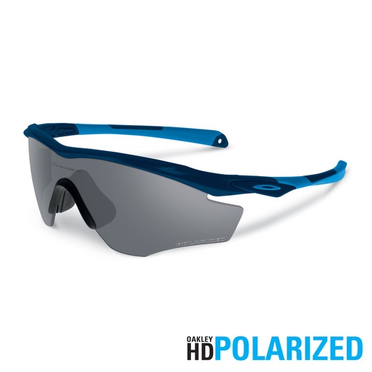Oakley M2 Frame Glasses, Polished Navy With Grey Polarized Lens