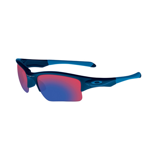 Oakley Quarter Jacket Polished Navy/Red Iridium Lens Sunglasses