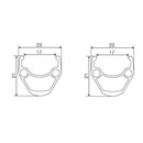 Mavic Aksium Disc Centre Lock Rear Wheel 2016